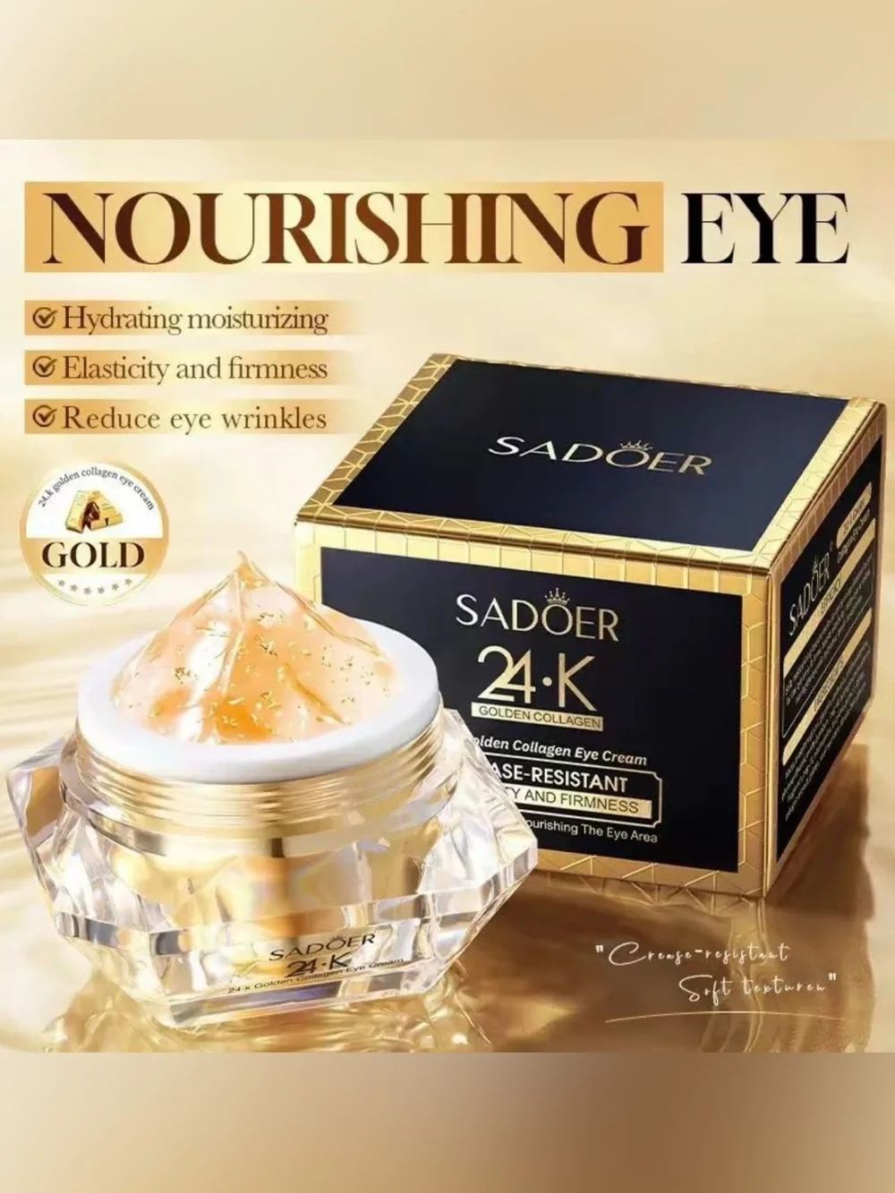 (UNISEX) SADOER - 24 K COLLAGEN EYE CREAM
